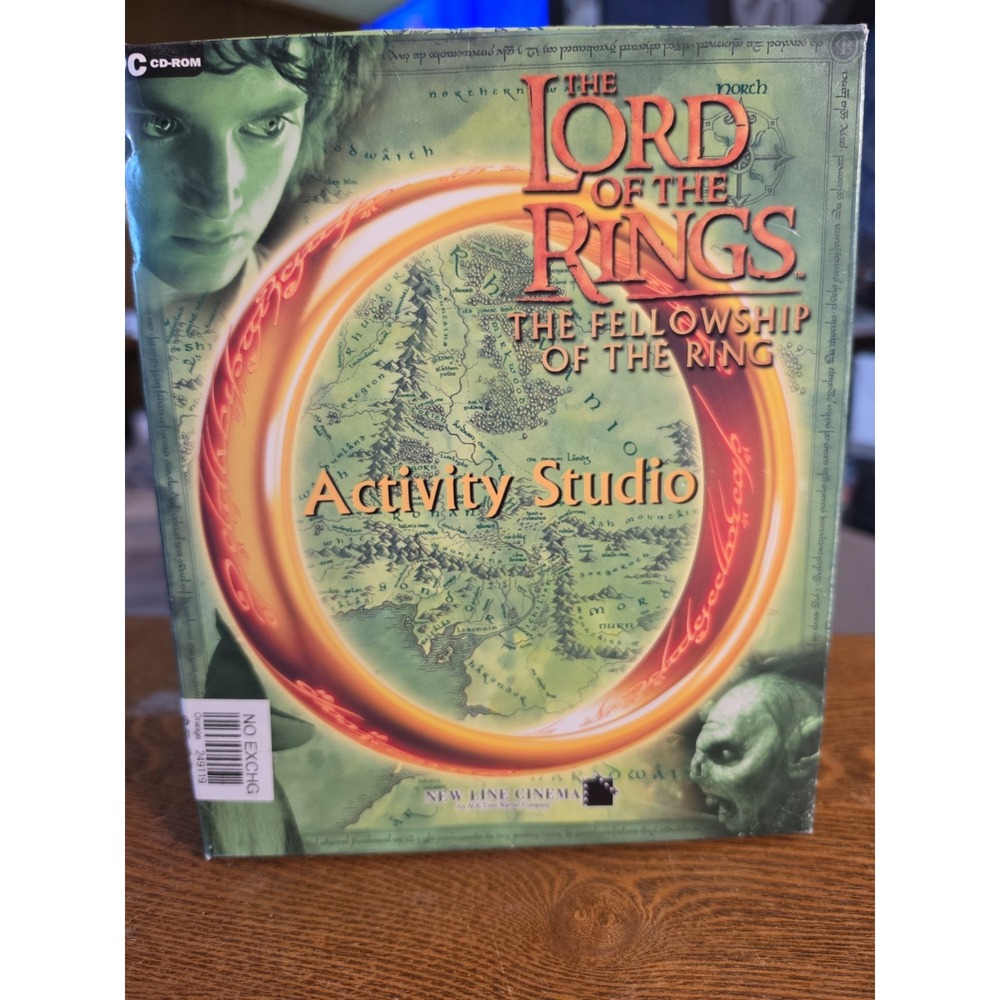 *Sealed* Lord Of The Rings Fellowship‎ Of The Ring Activity Studio PC Program